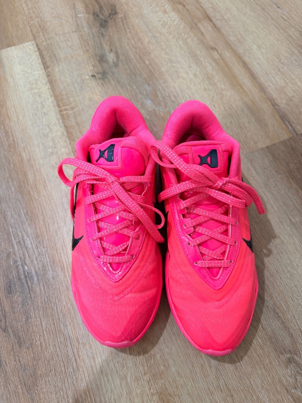 NWT Nike A'One "Warning Label" A'ja Wilson Basketball Shoes - Hyper Pink/Black